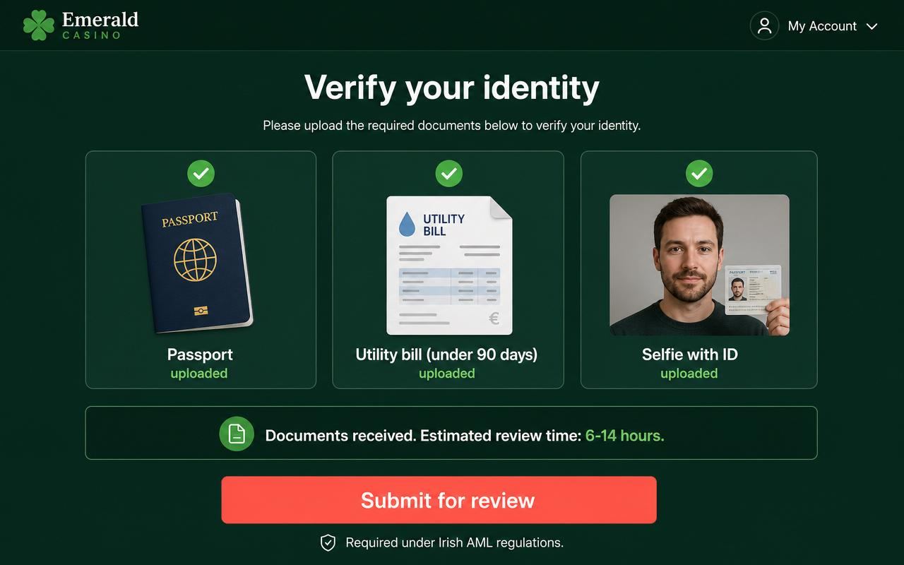 Step 3: KYC upload before we win anything